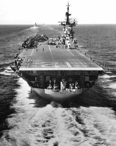U.S. aircraft carrier USS Boxer (CVA-21). U.S. Navy photo