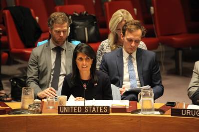 U.S. Ambassador to the United Nations Nikki Haley (File photo: US Mission to the United Nations)