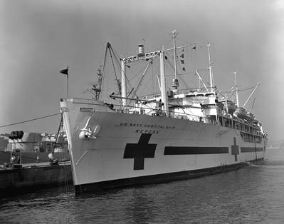 U.S. Navy hospital ship Repose (U.S. Navy photo)