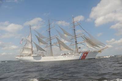 USCG Tall Ship Eagle: Photo credit USCG