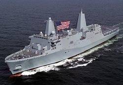 USN LPD 27 Class Ship: Photo credit HII