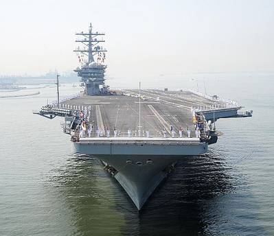 USS Dwight D. Eisenhower: Photo credit USN