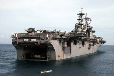 'USS Essex': Photo credit Dept of Defense