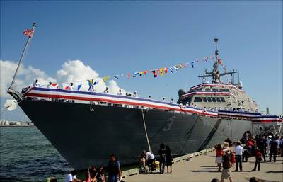 'USS Fort Worth Commissioning: Photo credit Lockheed Martin