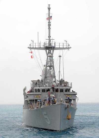 USS Guardian: Photo credit US Navy