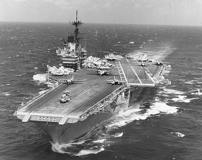 USS Independence (CV-62). Official U.S. Navy Photograph, from the collections of the Naval Historical Center.