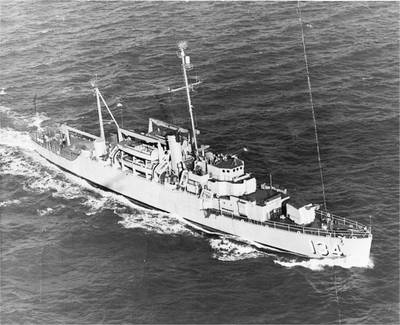 USS Kleinsmith (APD-134). U.S. Navy photo