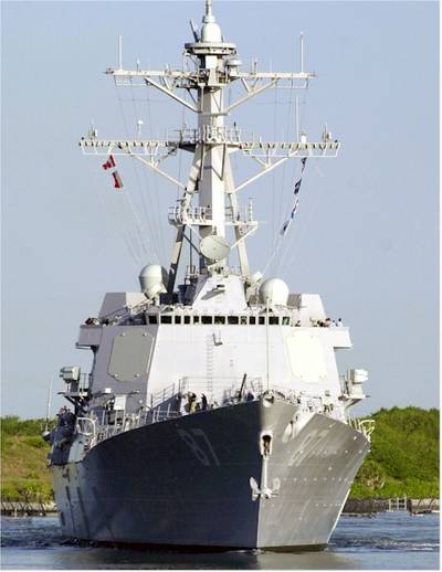 USS Mason (DDG 87). (U.S. Navy photo by Cliff Steenhoff)