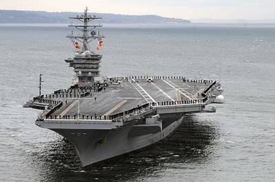 USS Nimitz: Photo credit USN