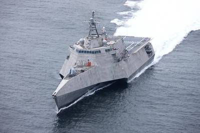 USS Oakland acceptance trials - Credit: Austal