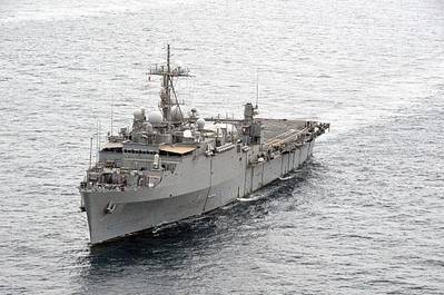 USS Ponce: Photo credit USN