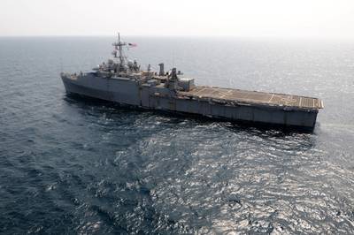 USS Ponce: Photo credit USN