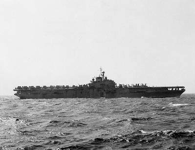 USS Princeton (CVS-7). Official U.S. Navy Photograph, from the collections of the Naval Historical Center.