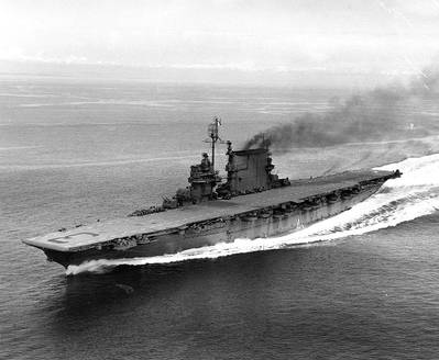 USS Saratoga (CV-3). Photograph from the Bureau of Ships Collection in the U.S. National Archives.