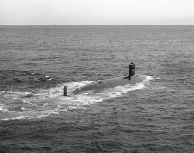 USS Thresher (Naval Historical Center photo)