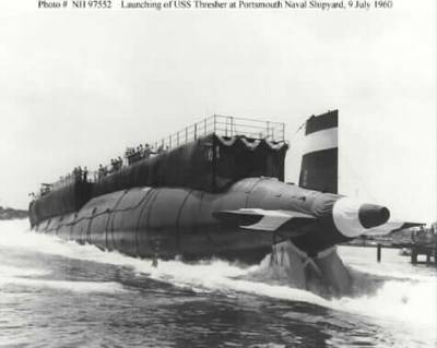 USS Thresher: Photo courtesy of Arlington National Cemetery