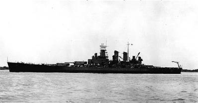 USS Washington (Photograph from the Bureau of Ships Collection in the U.S. National Archives.)