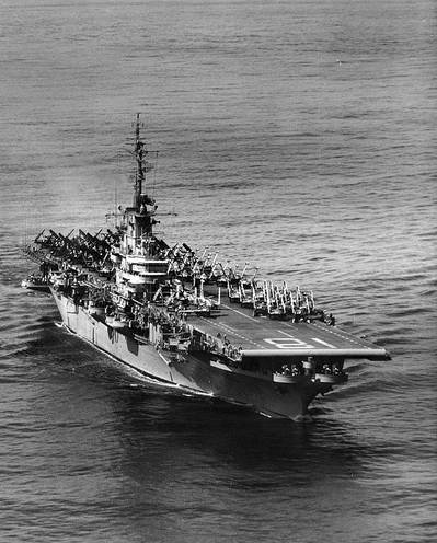 USS Wasp (Official U.S. Navy Photograph from the collections of the Naval Historical Center)