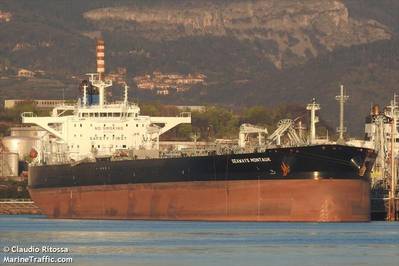 Illustration - Seaways Montauk tanker - Credit: Claudio Ritossa