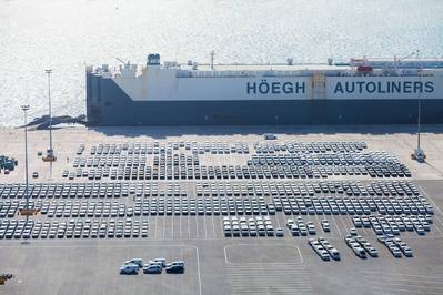 RoRo vessel at Khalifa Port (Photo: Abu Dhabi Ports)