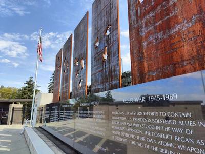 Veterans Memorial Plaza in Anacortes pays tribute to America's war veterans. Merchant Mariners who served during war time are now represented in the plaza. (Photo: Richard Walker)