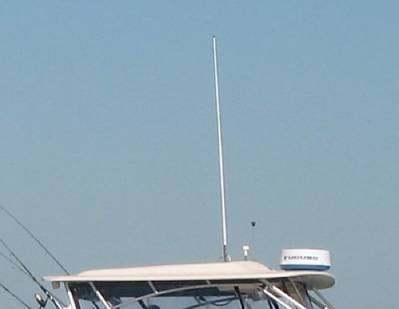 VHF whip antenna: Image in public domain