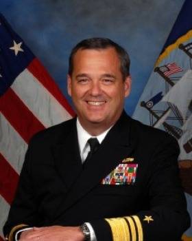 Vice Admiral Tom Copeman: Photo credit USN