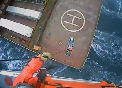 (Video: Steven Strohmaier / U.S. Coast Guard)
