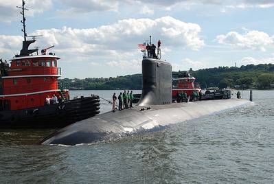 Virginia-class submarine: Photo credit USN