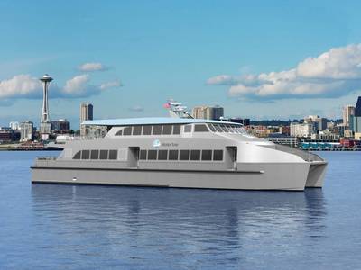 Water Taxi rendering courtesy of King County Ferry District