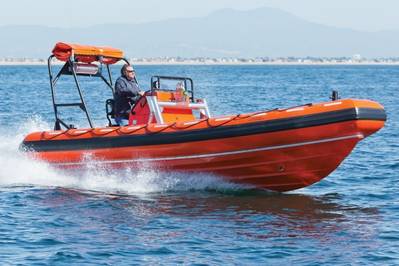 Willard Marine's 670 SOLAS rescue boat (Photo courtesy of Willard Marine)