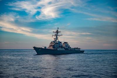 USS Winston S. Churchill (DDG 81) (U.S. Navy video by Louis Thompson Staats IV)