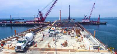 With more than two decades working with NAVFAC SW at NBSD, this will be Manson’s 5th major pier project at this base since 2001. P-443 Pier 6 Replacement (pictured) is the most recently completed pier project. (Photo: Manson Construction)