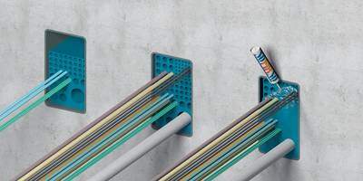 With the CONTROFIL transit system, BEELE Engineering has developed a system that enables the orderly and controlled transit of large numbers of cables and simplifies future expansion. (Photo: BEELE Engineering)