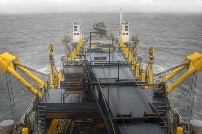 A working vessel with numerous lubricating needs on deck (photo courtesy of Klüber)