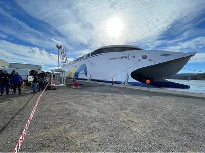 The world’s largest electric ferry built to date (Source: Incat)