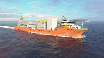 World's largest diamond recovery vessel is expected to enter operations in 2022 - Credit: Marine Teknikk