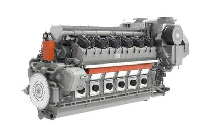 Wärtsilä 46TS-DF is the latest addition to Wärtsilä’s portfolio of future proof engines and has been designed to set a new benchmark in efficiency and emissions performance. © Wärtsilä