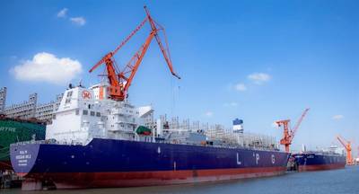 Wärtsilä delivers Cargo Handling and LPG Fuel Supply Systems for two new VLGCs for Oriental Energy. © Oriental Energy