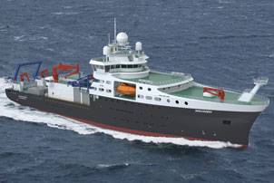 Wärtsilä will supply the propulsion solution for the UK's new research vessel to be operated by the NERC. Photo by Skipsteknisk AS, courtesy Wärtsilä Corporation