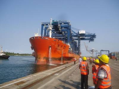 Zen Hua 21berthing in Dar es Salaam