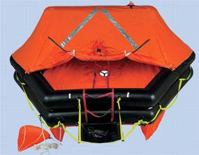 Zodiac’s Open Sea ISO 9650 life raft