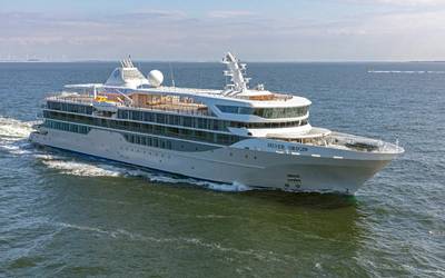 Silver Origin on sea trials (Photo: Silversea Cruises)
