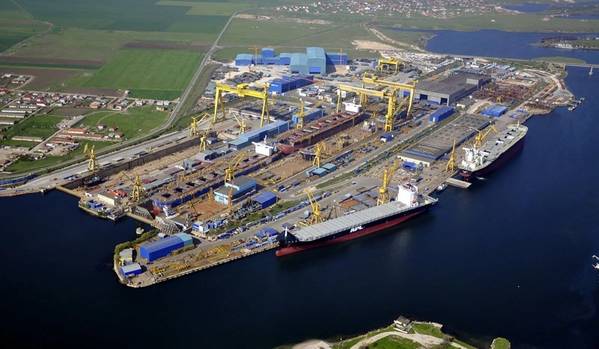 Верфь Мангалии. Фотография: Группа компаний Damen Shipyards