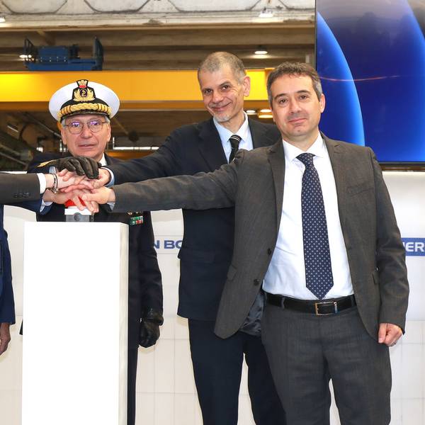 Fincantieri Cuts Steel for First Unit of Italian Navy's New FREMM Frigates
