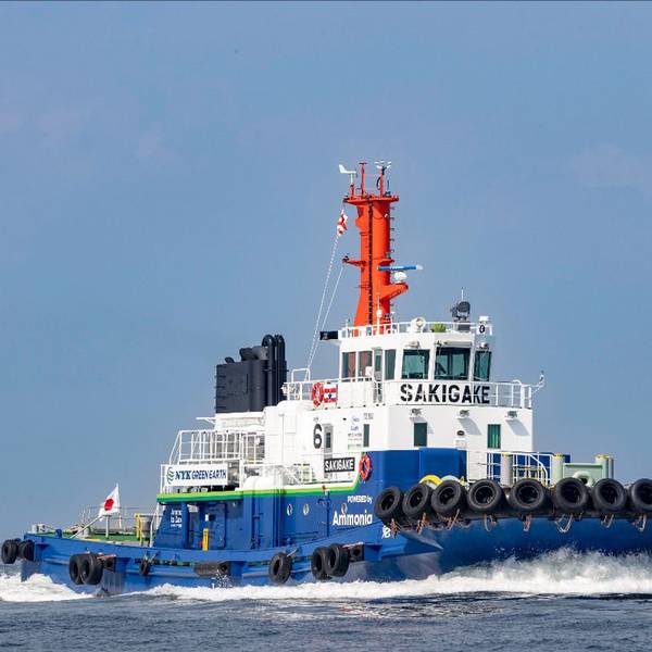 Ammonia-fueled Tugboat ‘Sakigake’ to be Classed by ClassNK