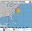 A five day look at michael's track before heading back out to sea. CREDIT: NHC
