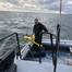 Coast Guard and local agency partners worked together to locate the sunken barge off Nahant. (USCG image)