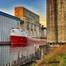 CSL Frontenac loading grain at the Port of Thunder Bay. Photo Credit: Michael Hull, Chamber of Marine Commerce)