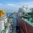 FueLNG Bellina delivering LNG bunker to Aframax tanker, Pacific Emerald. Photo Courtesy MPA Singapore